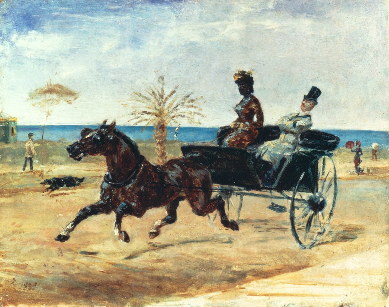 Die schwarze Gräfin von Henri de Toulouse Lautrec