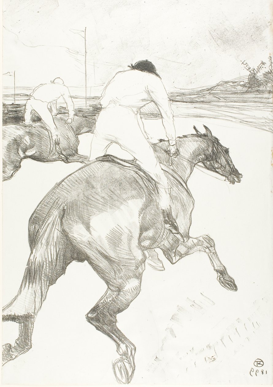 Der Jockey von Henri de Toulouse Lautrec