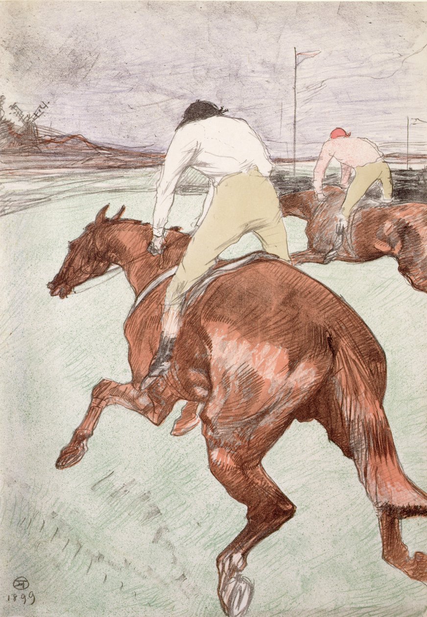 Der Jockey von Henri de Toulouse Lautrec