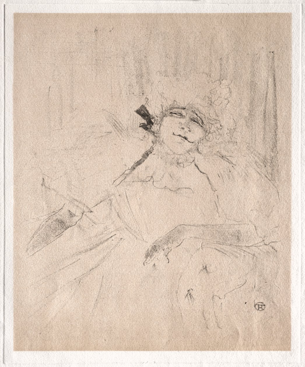Yvette Guilbert: Chanson Ancienne von Henri de Toulouse Lautrec