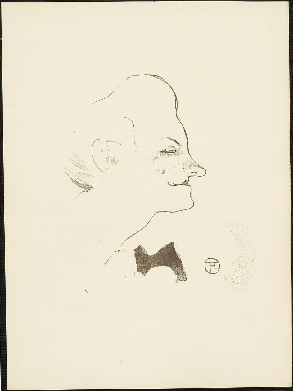 Yvette Guilbert, aus Le Café-Concert von Henri de Toulouse Lautrec