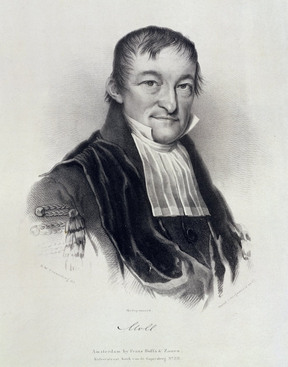 Gerard Moll (1785-1838) von Henricus Johannes Couwenberg