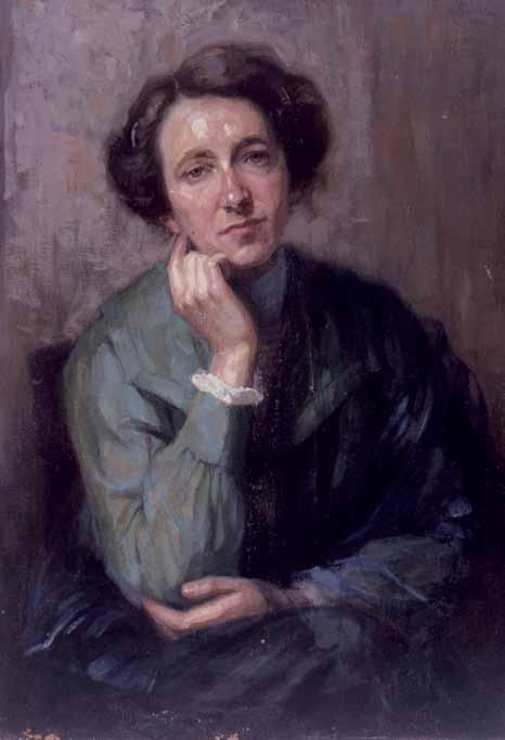 Selbstporträt von Henrika Santel