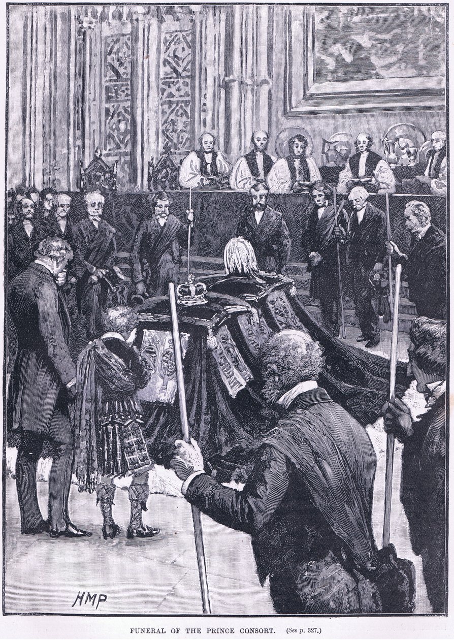 Beerdigung des Prinzgemahls 1862 n. Chr. von Henry Marriott Paget