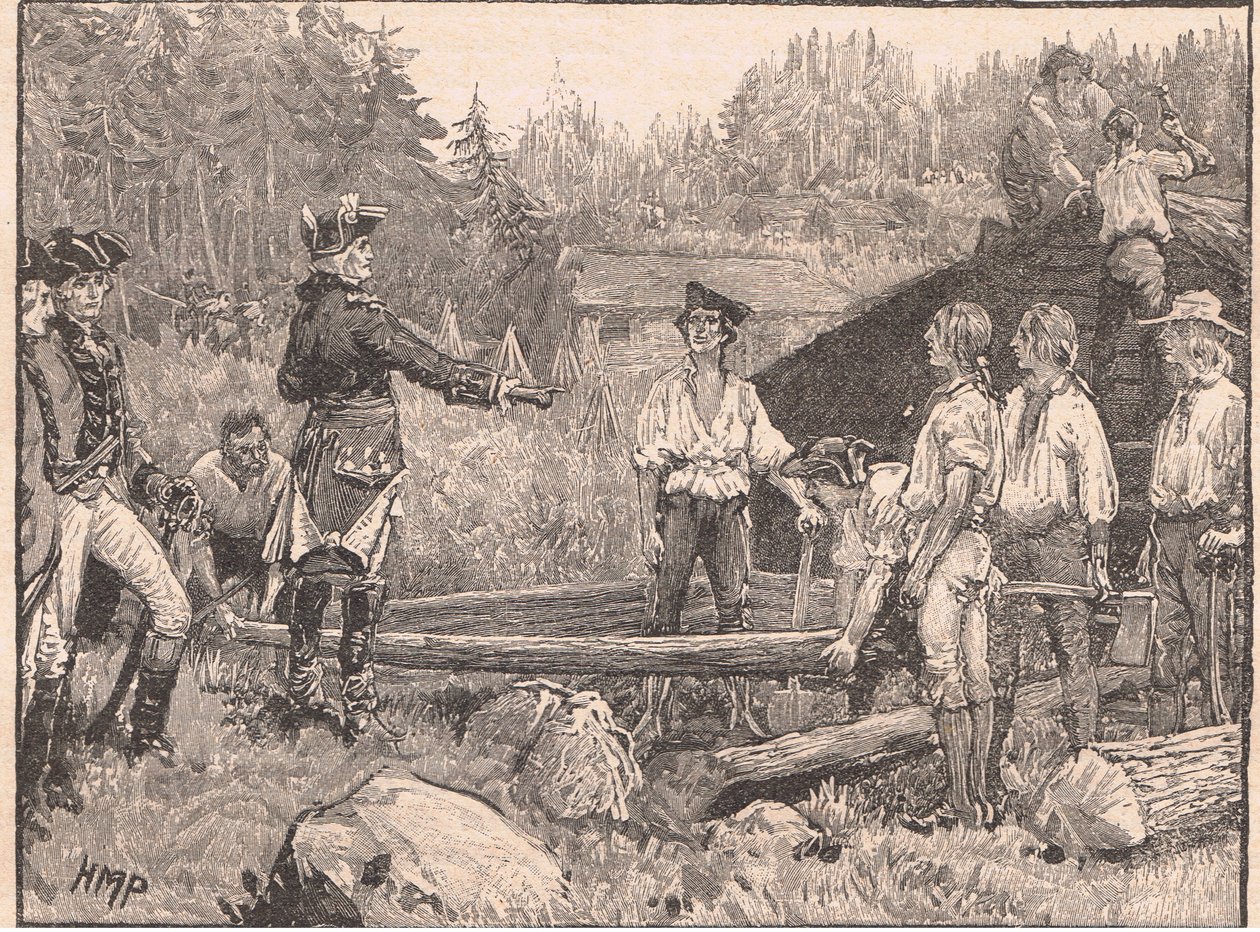 Washington und seine Männer in Valley Forge 1777 von Henry Marriott Paget