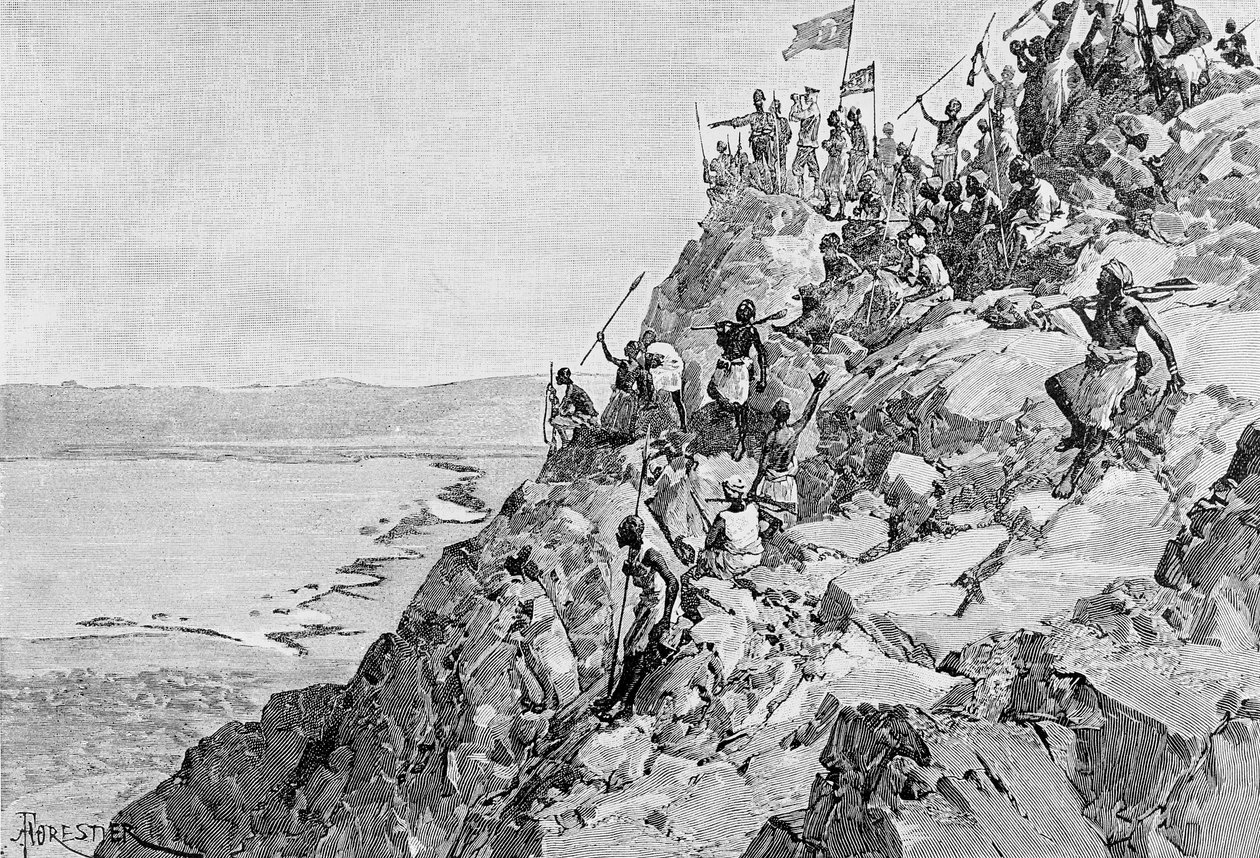 Das Südende des Albert Nyanza, 13. Dez. 1887, aus 