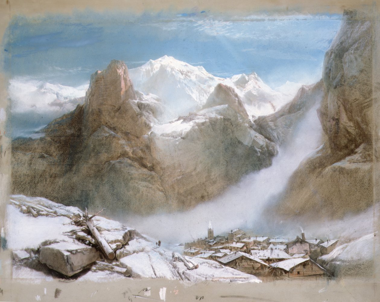 Mont Blanc von Henry Bright