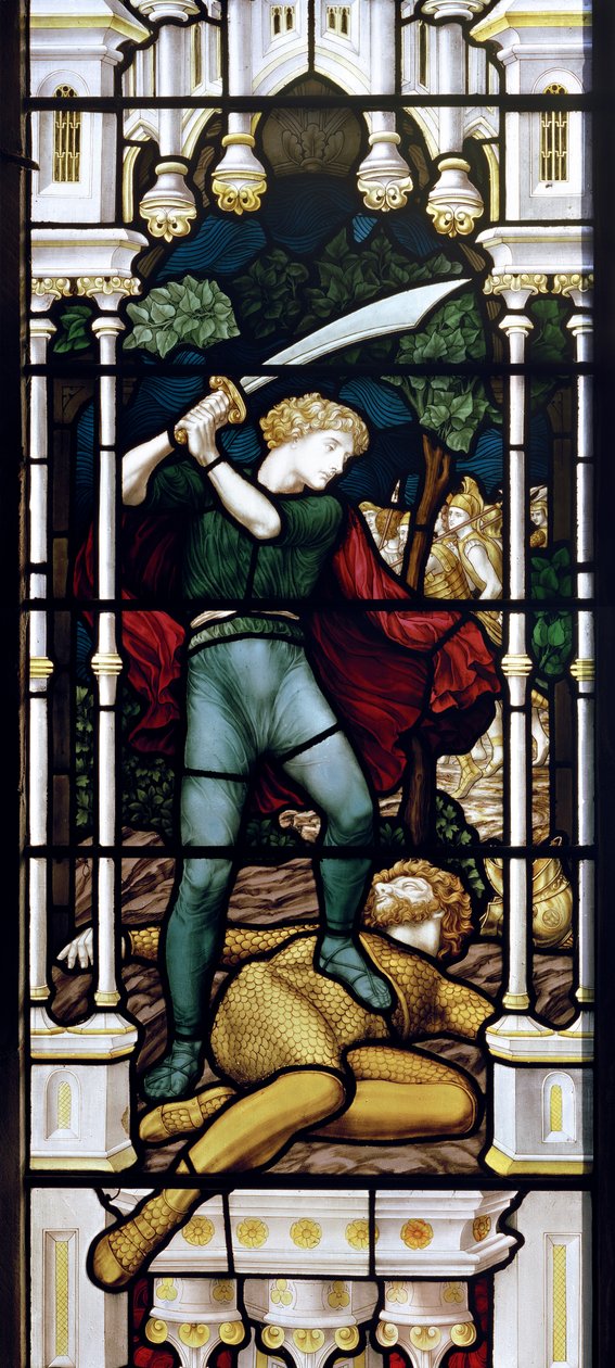 David und Goliath, 1881-83 von Henry Holiday