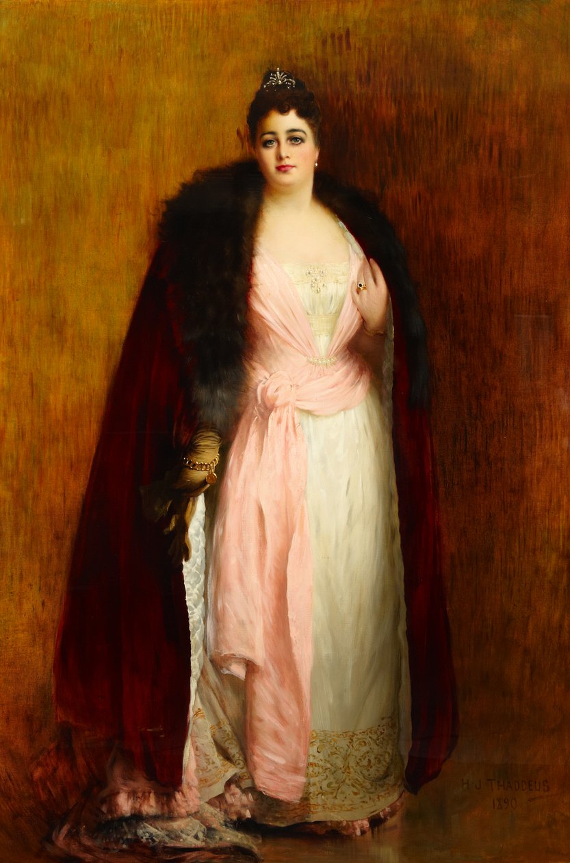 Mrs Ada Lewis-Hill (1844–1906) von Henry Jones Thaddeus