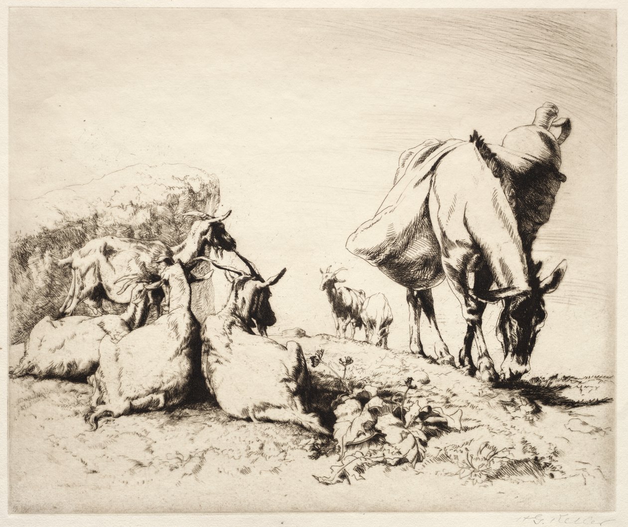 Ein Straßenrand in Spanien von Henry Keller