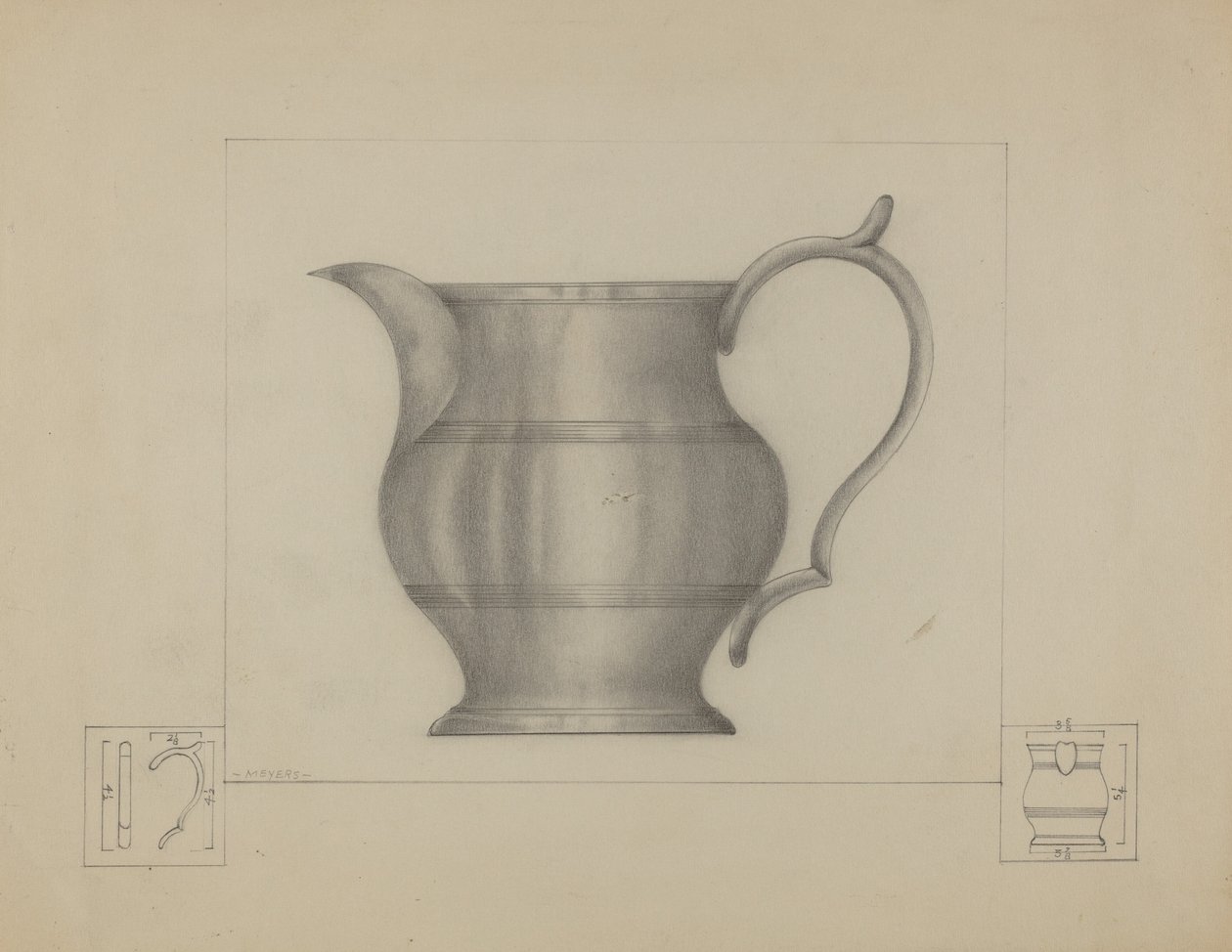 Zinnkrug von Henry Meyers