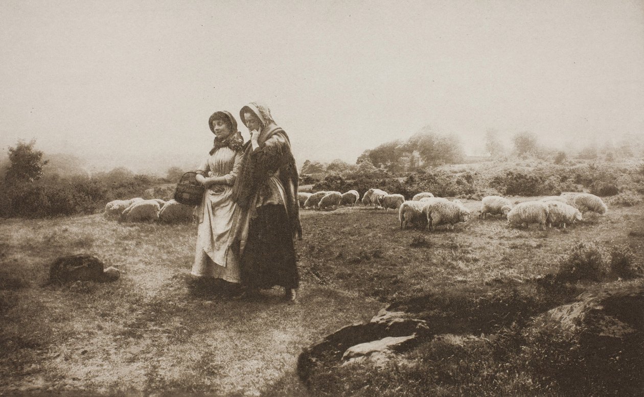 Weihnachtssingen, 1887, gedruckt Januar 1890 von Henry Peach Robinson
