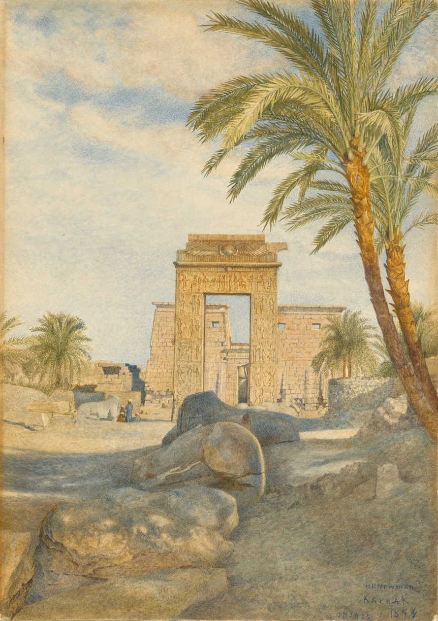 Der Tempel von Karnak von Henry Roderick Newman