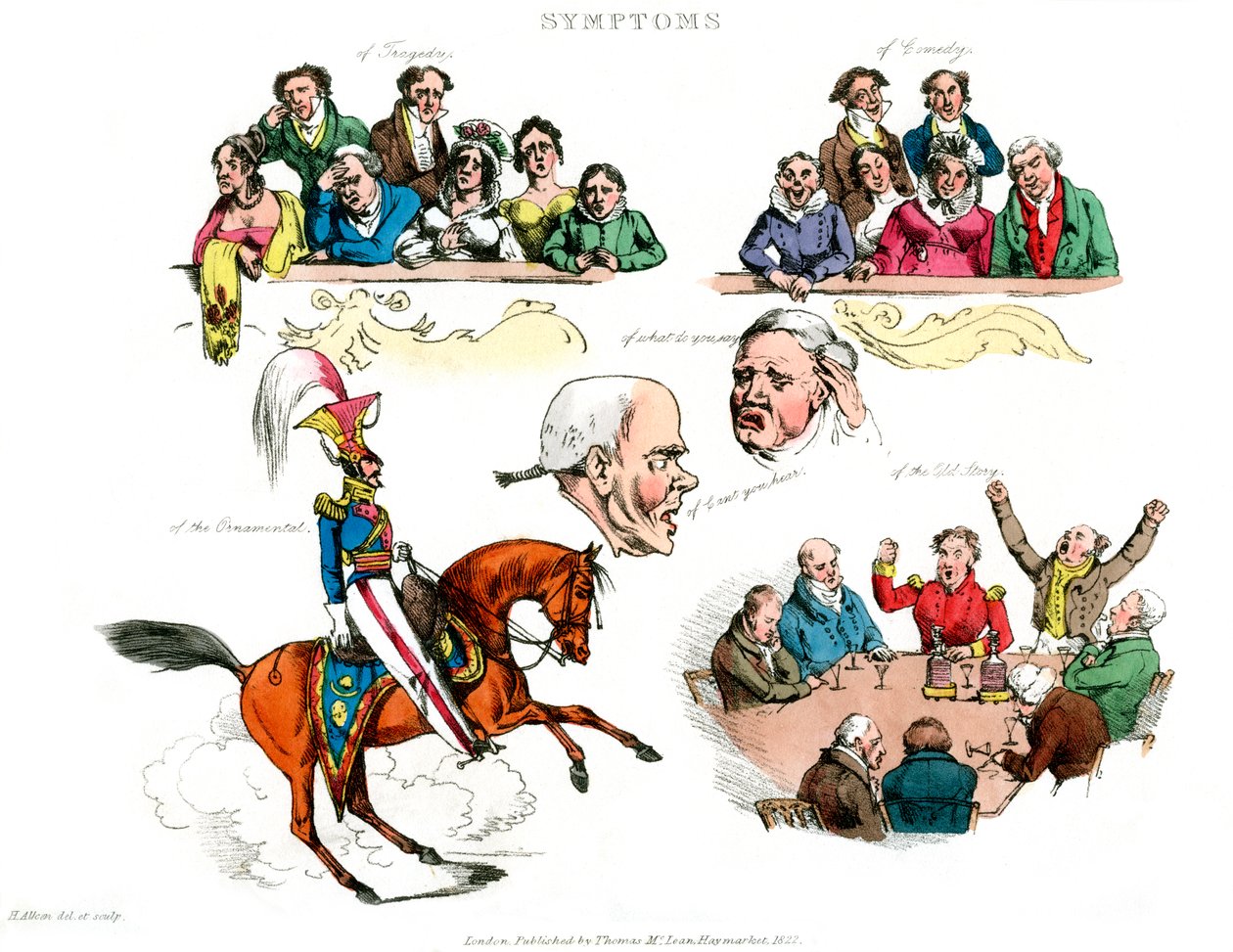Symptome des Amüsiertseins, 1822 von Henry Thomas Alken