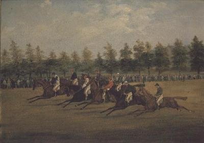 Der Start des St. Leger von Henry Thomas Alken