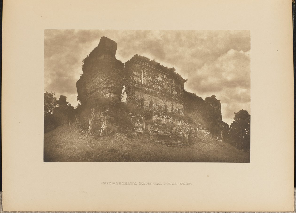 Jetawanarama von Südwesten von Henry W. Cave