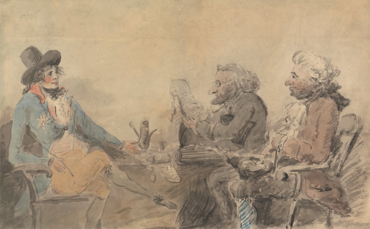 Der Prinzregent und die Geldverleiher von Henry William Bunbury