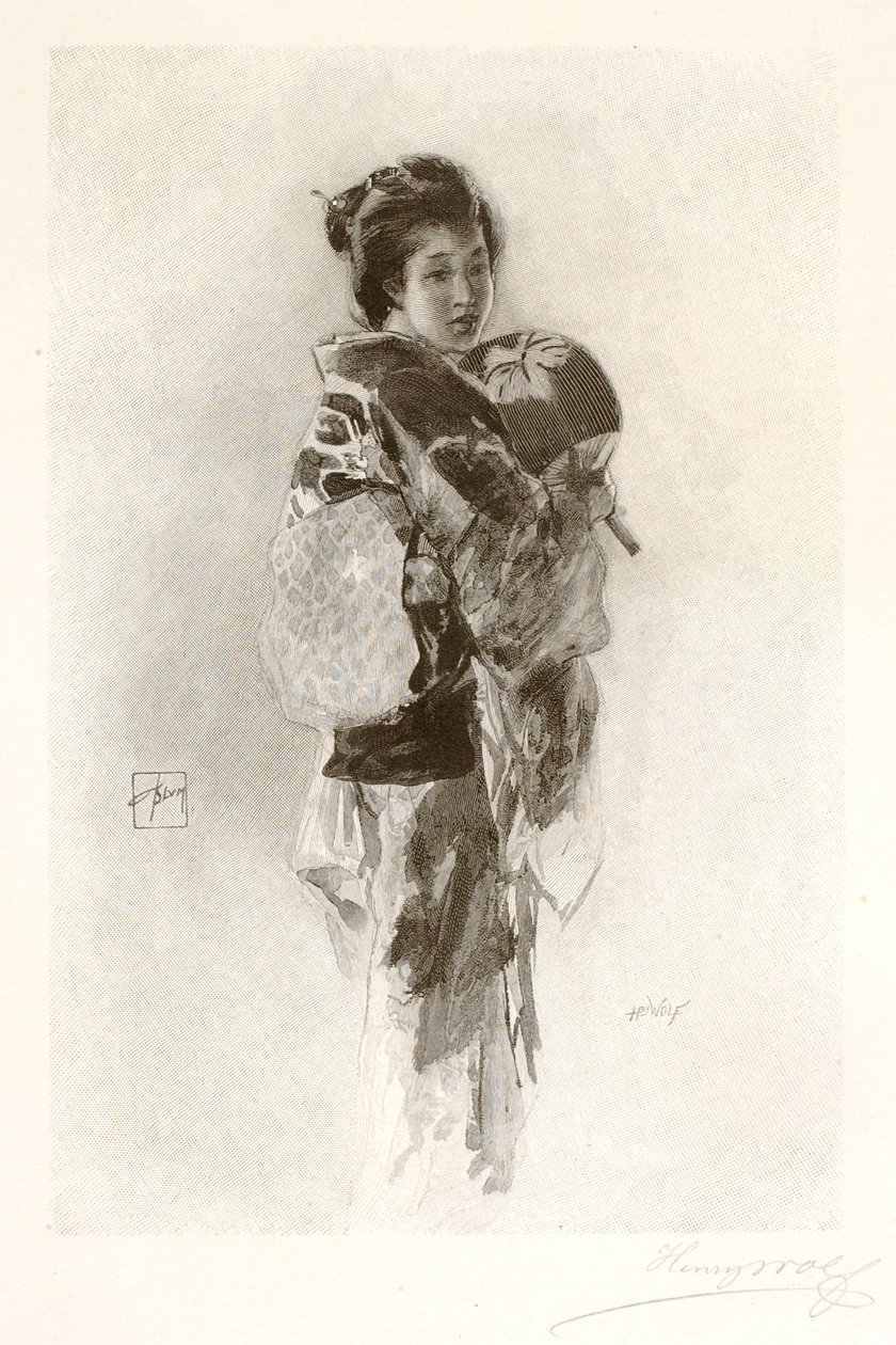 Japanisches Mädchen (Die Musmee) von Henry Wolf