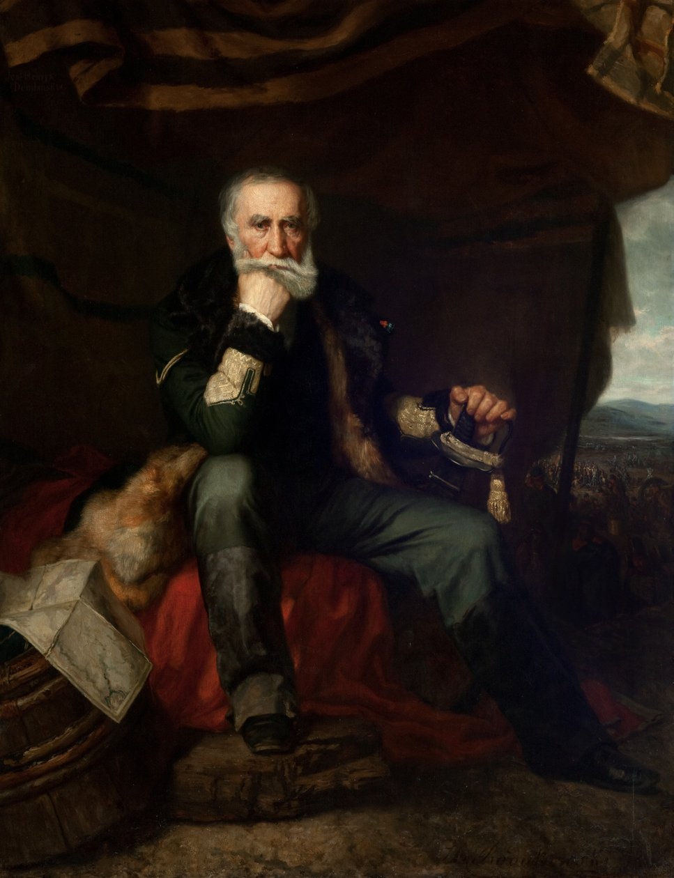 Porträt von General Henryk Dembiński von Henryk Rodakowski