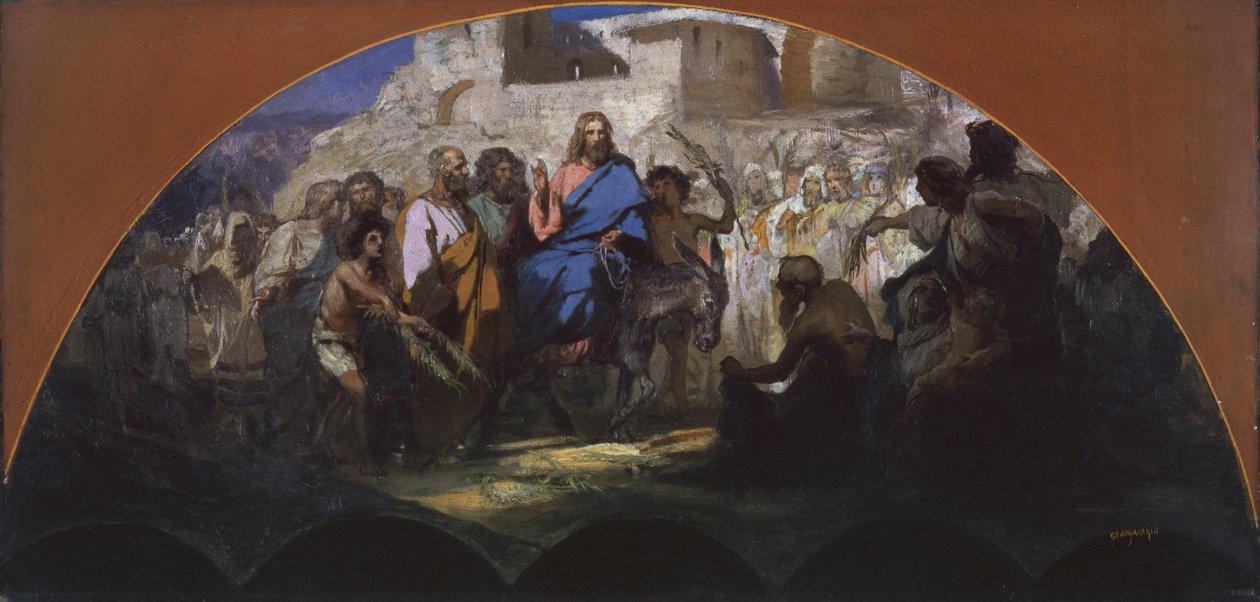 Einzug Christi in Jerusalem, 1876 von Henryk Siemiradzki