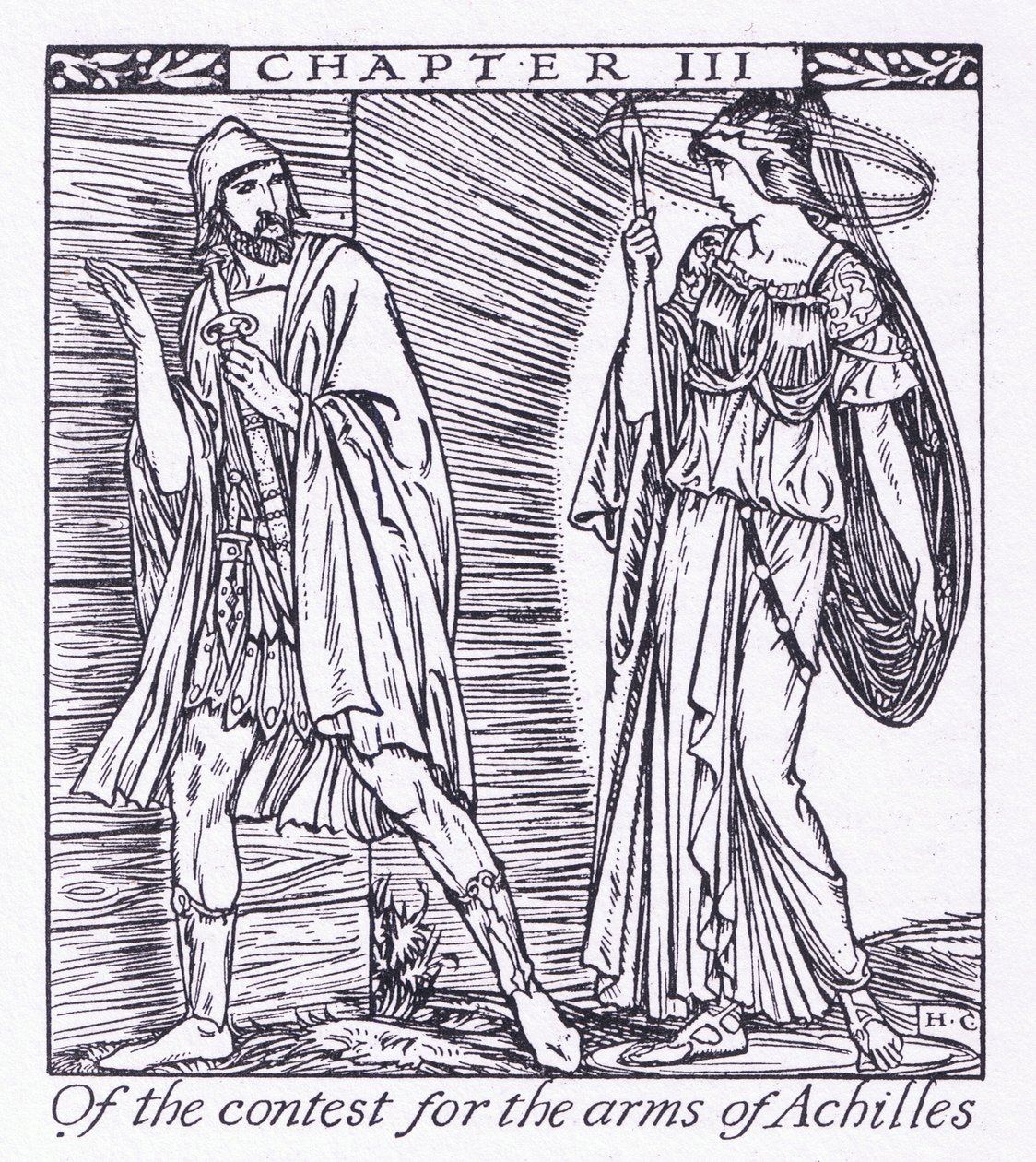 Vom Wettstreit um die Waffen des Achilles von Herbert Cole
