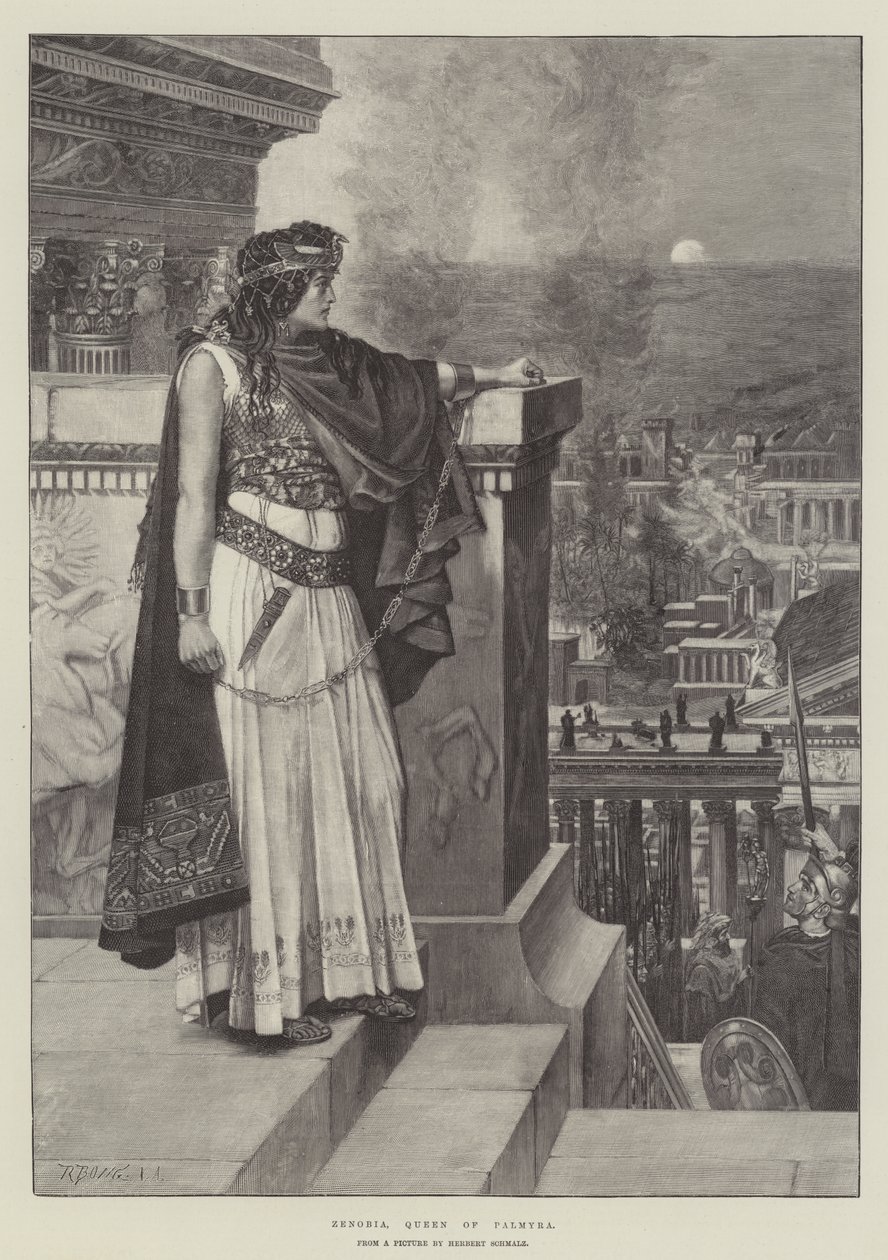 Zenobia, Königin von Palmyra von Herbert Gustave Schmalz