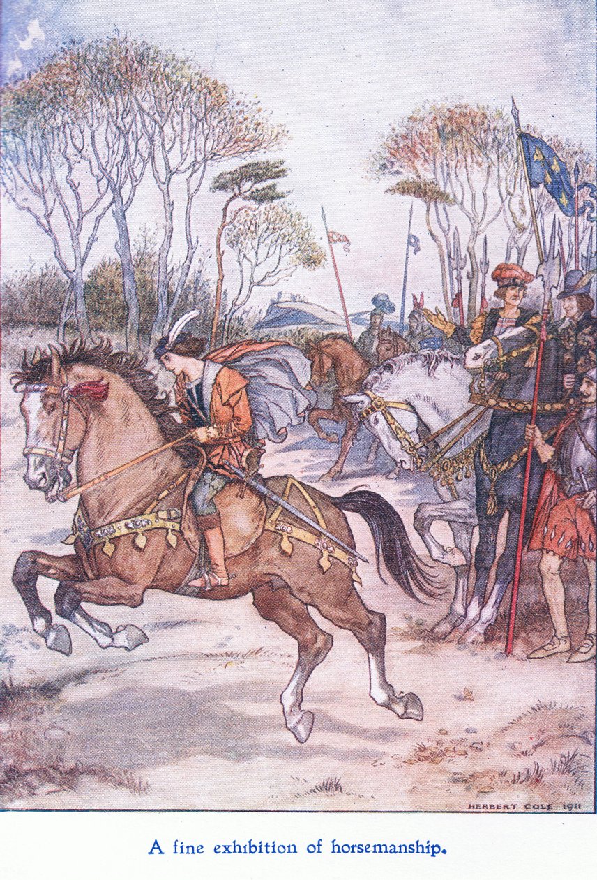 Eine großartige Reitvorführung von Herbert Cole