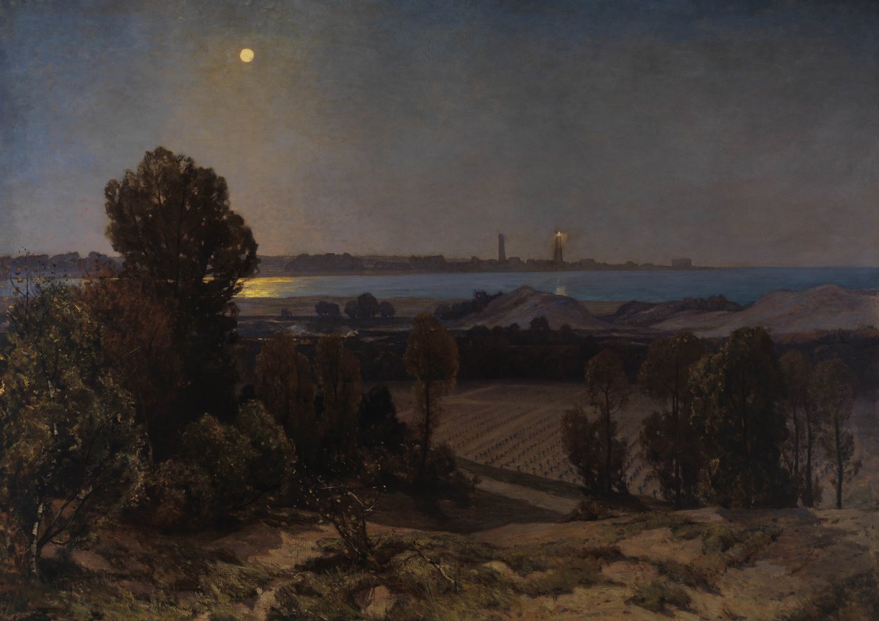 Der Friedhof, Pas de Calais, 1919 von Herbert Hughes Stanton