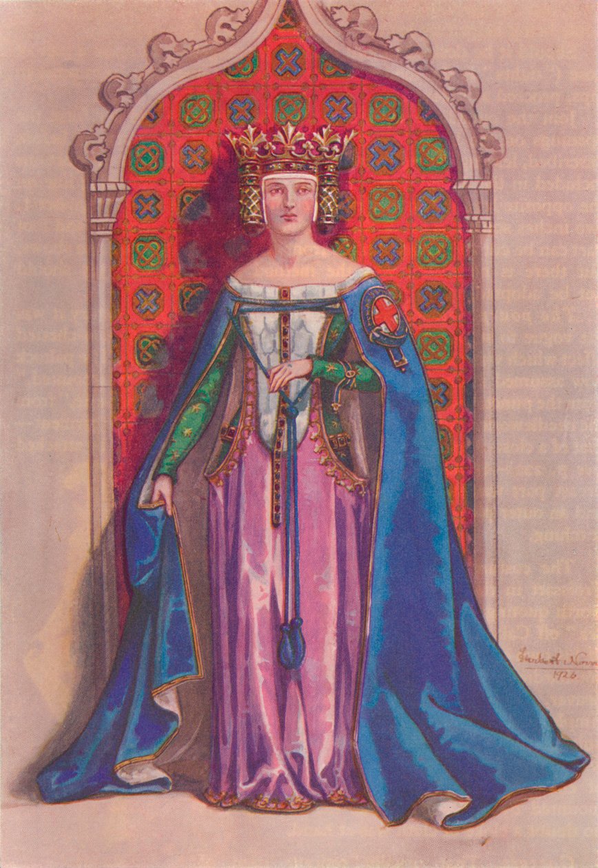 Königin Philippa 1350, 1926 von Herbert Norris