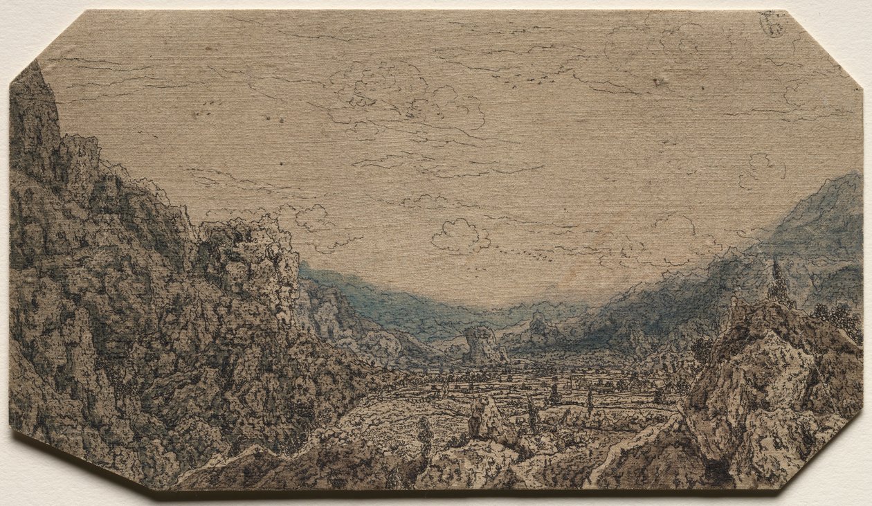 Eingeschlossenes Tal, ca. 1623-30 von Hercules Seghers