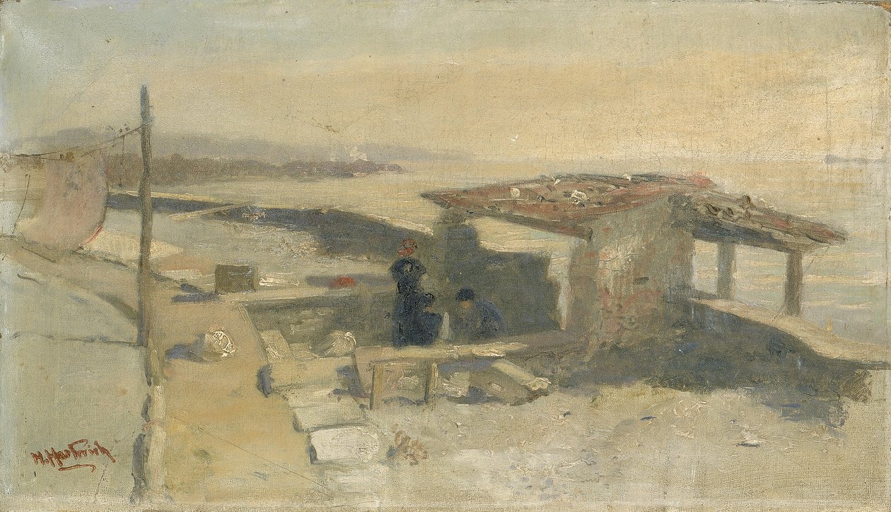 Skizze für Lombardy Bleachery, 1892 von Herman Hartwich