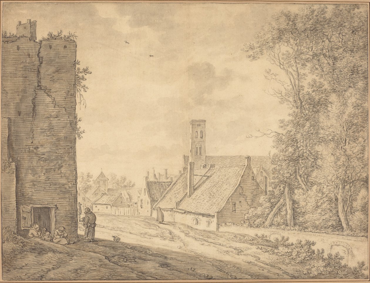 Dorflandschaft von Herman Saftleven