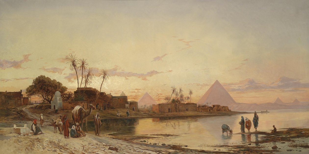 Am Nilufer von Hermann David Salomon Corrodi