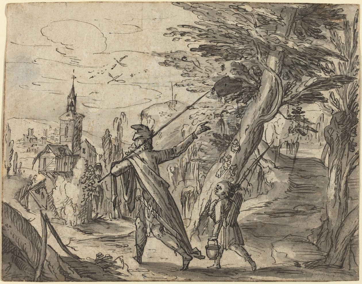 Abraham und Isaak von Hermann Weyer
