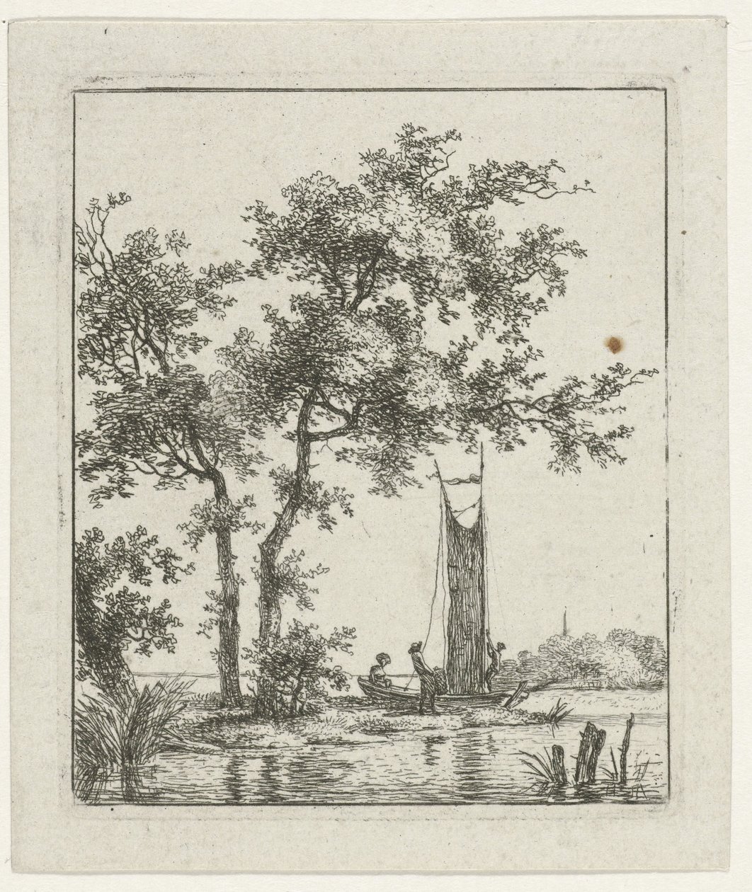 Segel hissen von Hermanus Fock