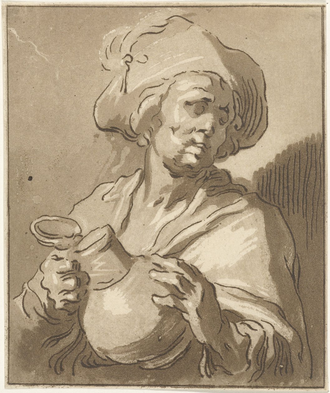 Mann mit Krug von Hermanus Fock