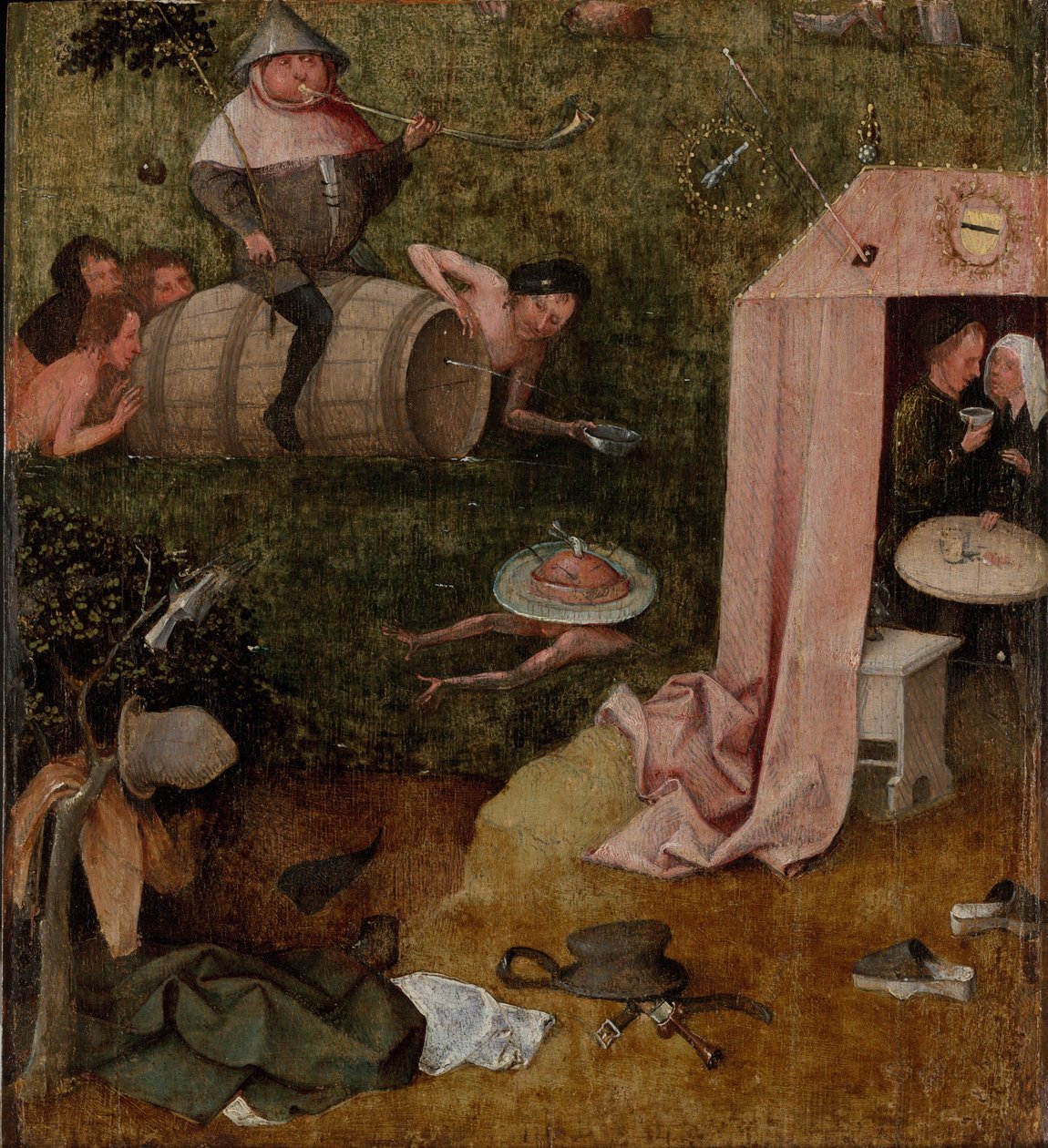 Allegorie der Völlerei und Lust von Hieronymus Bosch