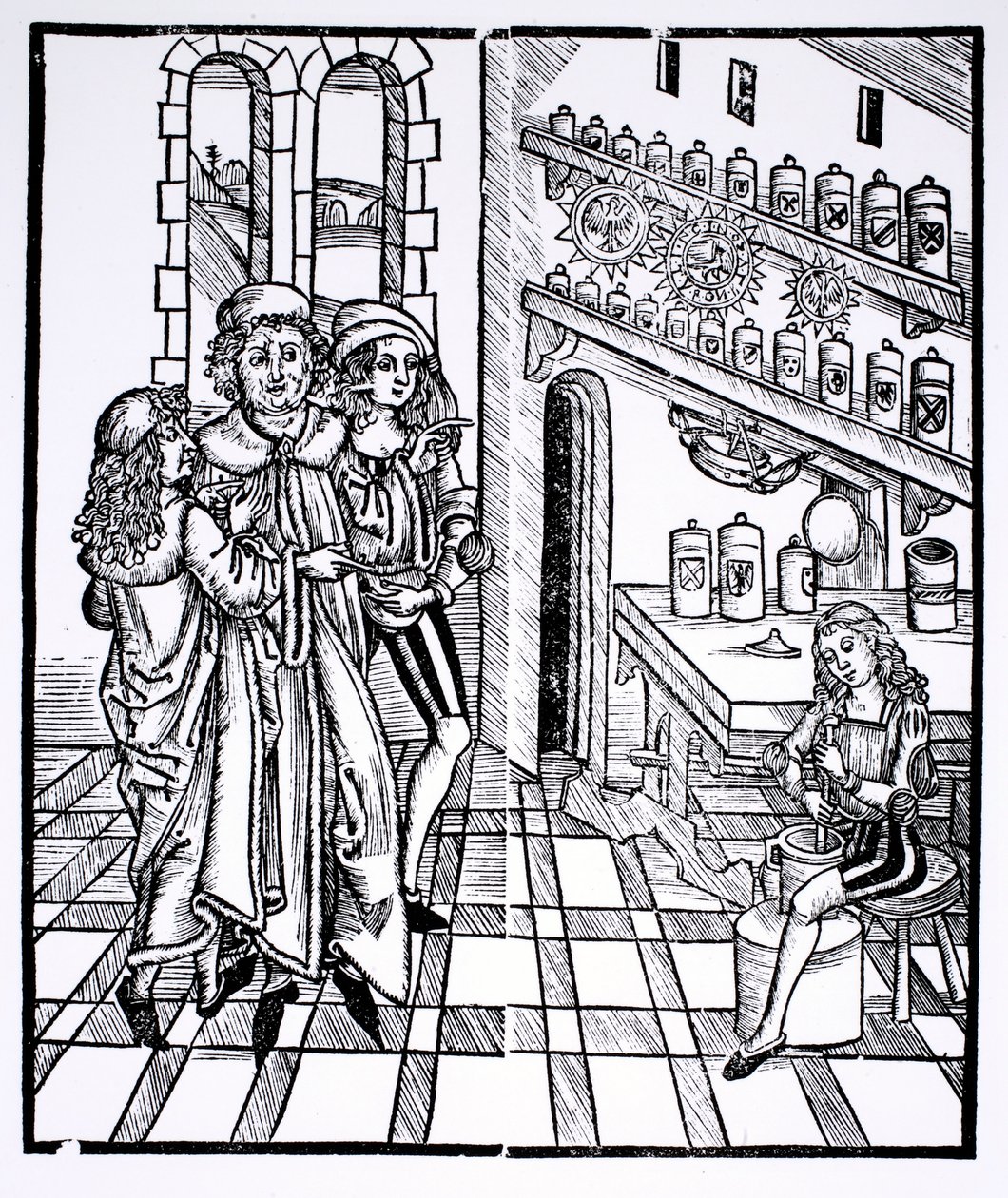 Apotheke, aus 