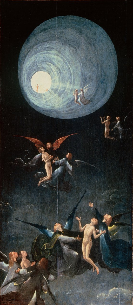 Aufstieg der Gesegneten von Hieronymus Bosch