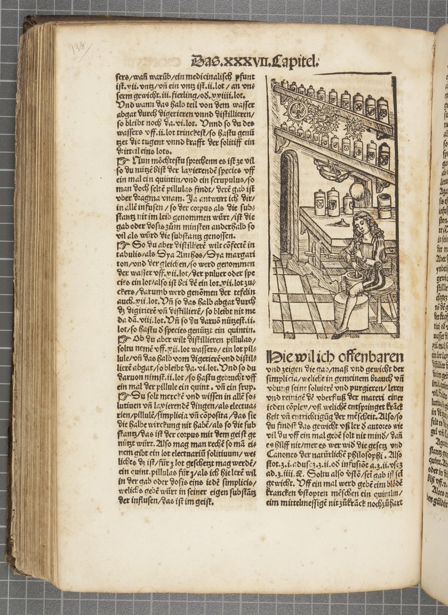 Das Buch zu Distillieren von Hieronymus Brunschwig