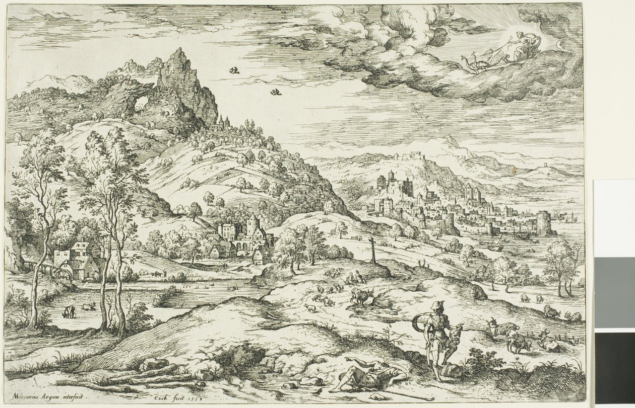 Merkur mit dem Kopf des Argus von Hieronymus Cock