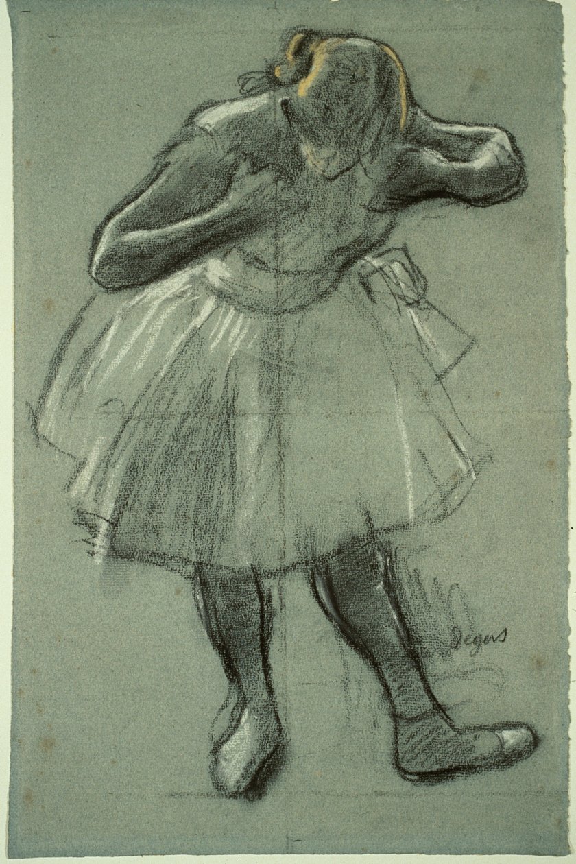 Tänzerin, die sich nach vorne beugt von Hilaire Germain Edgar Degas