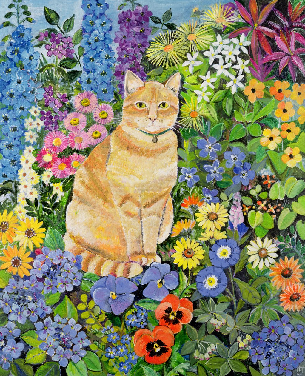 Gordons Katze, 1996 von Hilary Jones
