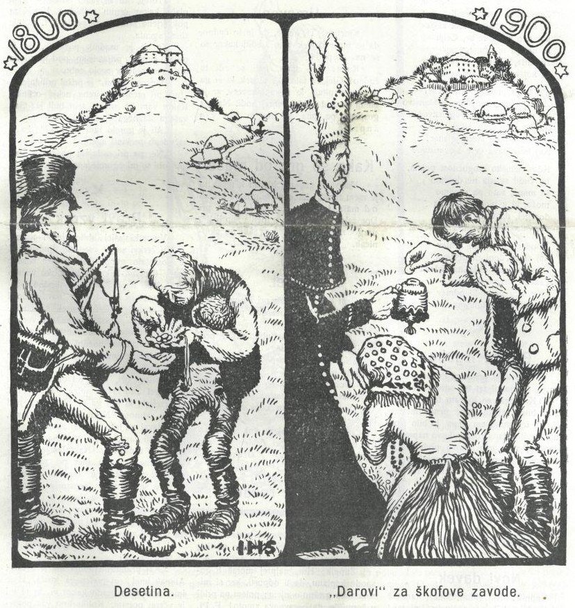 Desetina 1800 und Geschenke für die Bischofsinstitute 1900 von Hinko Smrekar
