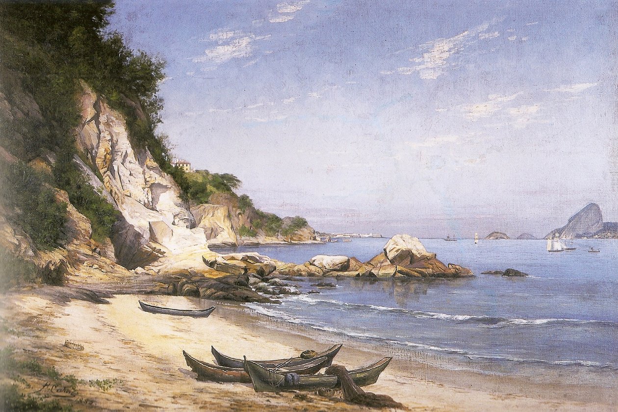 Boa Viagem Strand, Niteroi von Hipolito Boaventura Caron