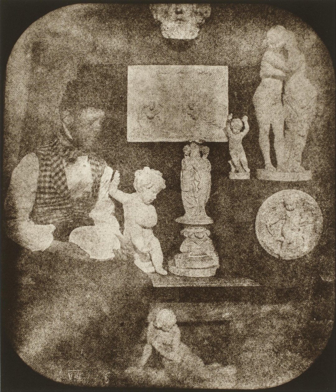Bayard und die Statuetten von Hippolyte Bayard