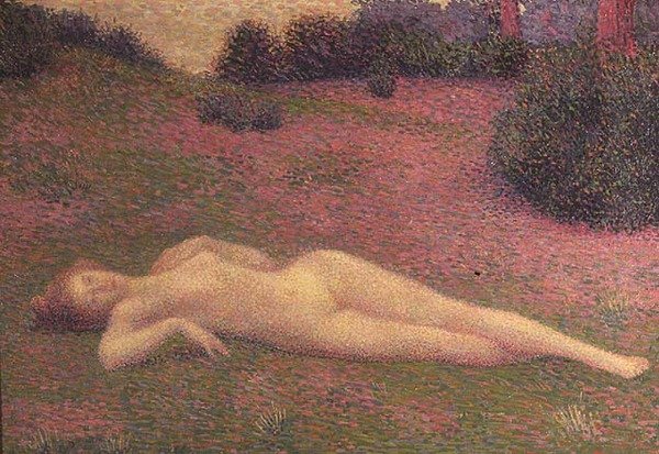 Akt im Gras von Hippolyte Petitjean