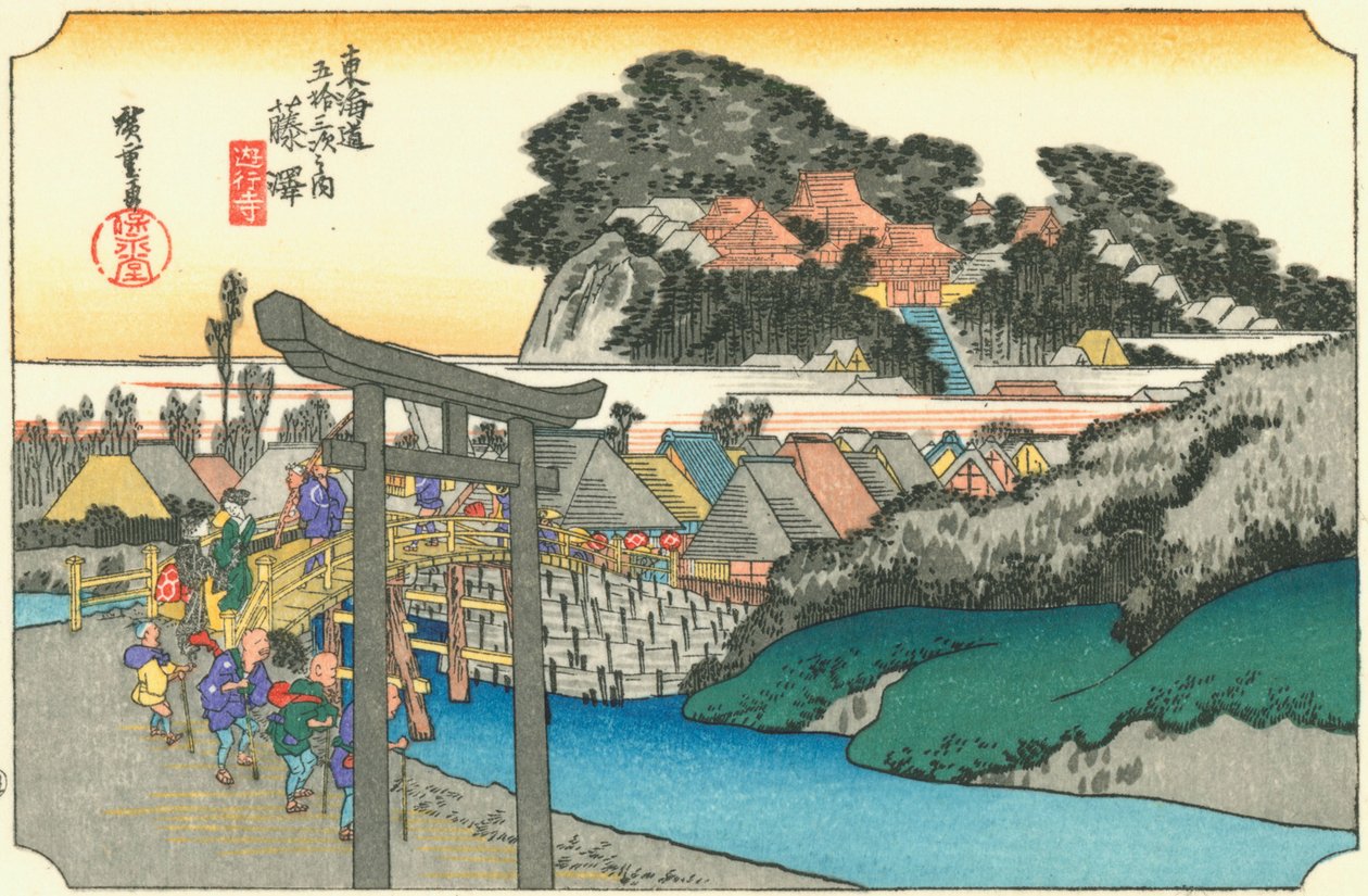 Fujisawa von Hiroshige