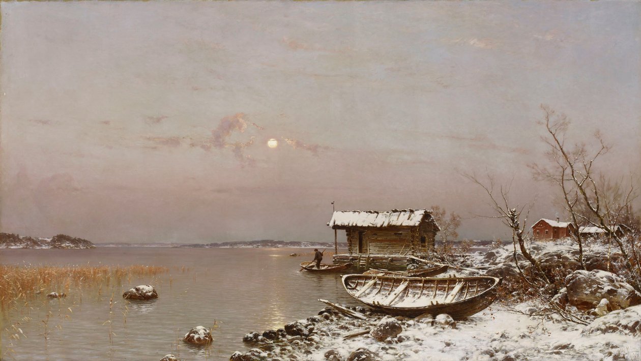 Novemberabend von Hjalmar Munsterhjelm
