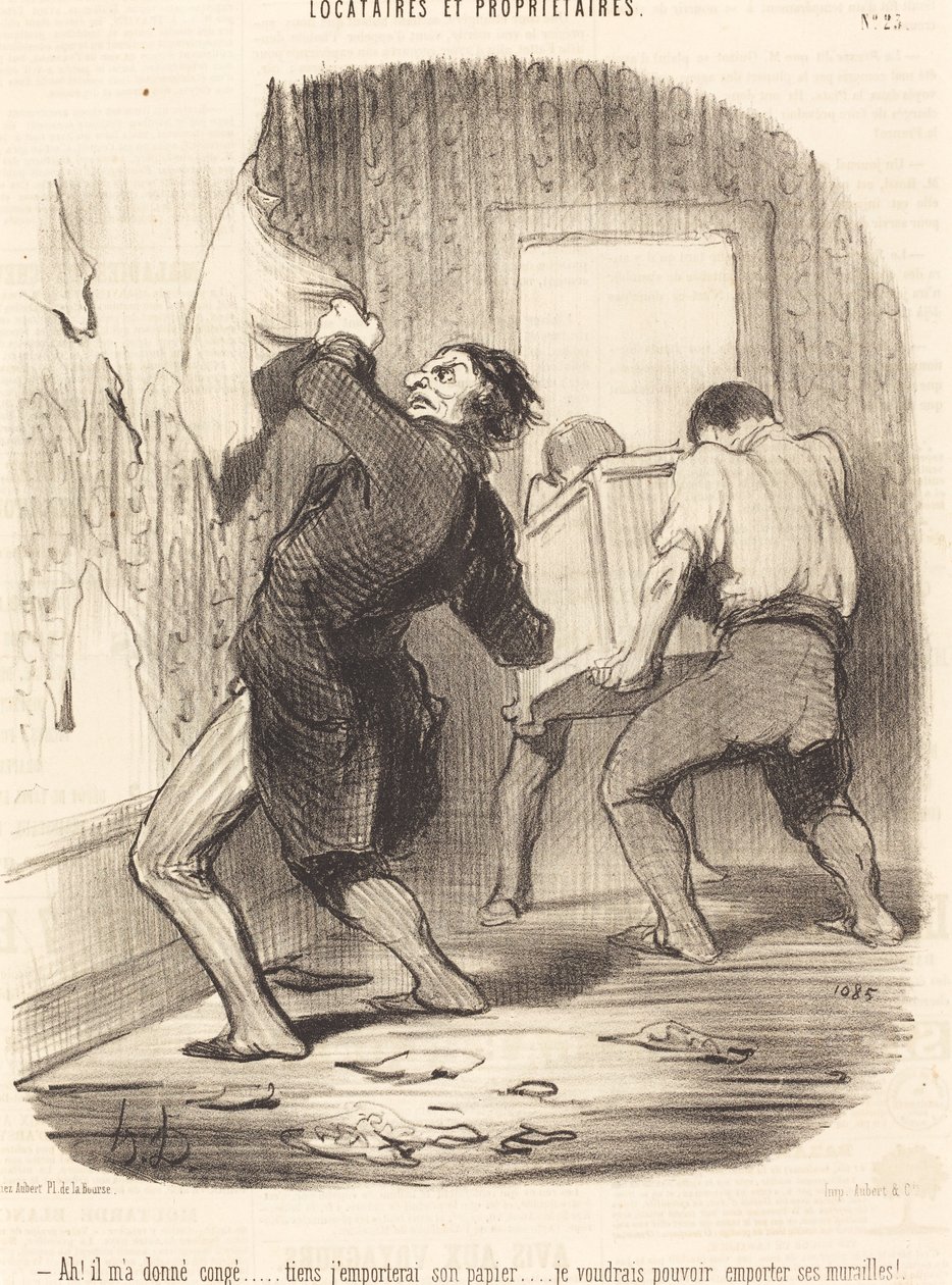 Ah! er hat mir gekündigt... von Honoré Daumier
